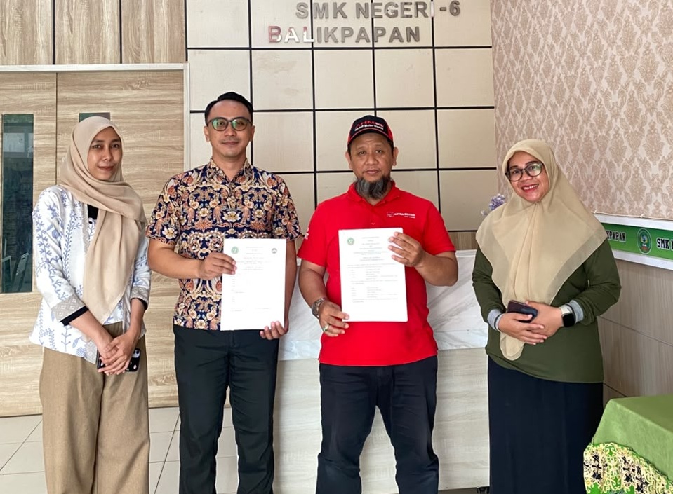 Perkuat Pendidikan Vokasi, SMKN 6 Balikpapan Jalin Kerja Sama Strategis dengan Qafotel Boutique Balikpapan